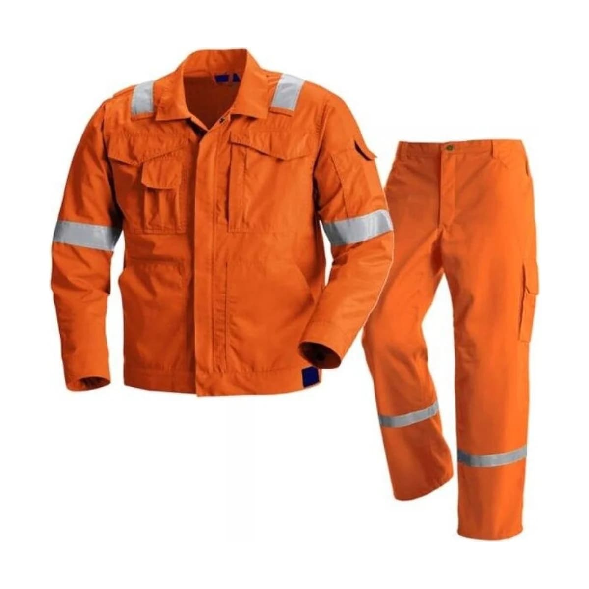 Orange Reflective Work Suit (Jacket + Trousers)