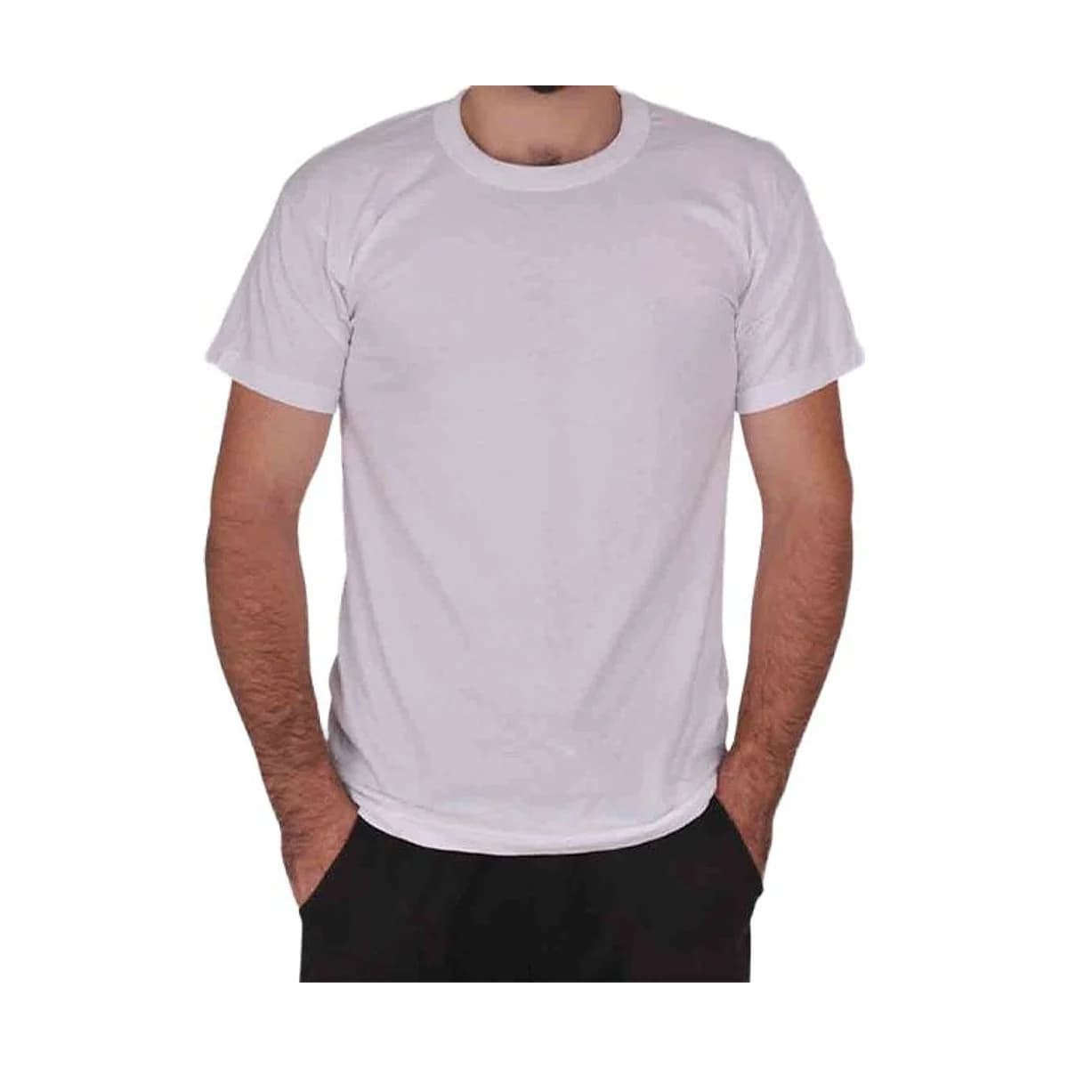 White Crew-Neck Work T-Shirt